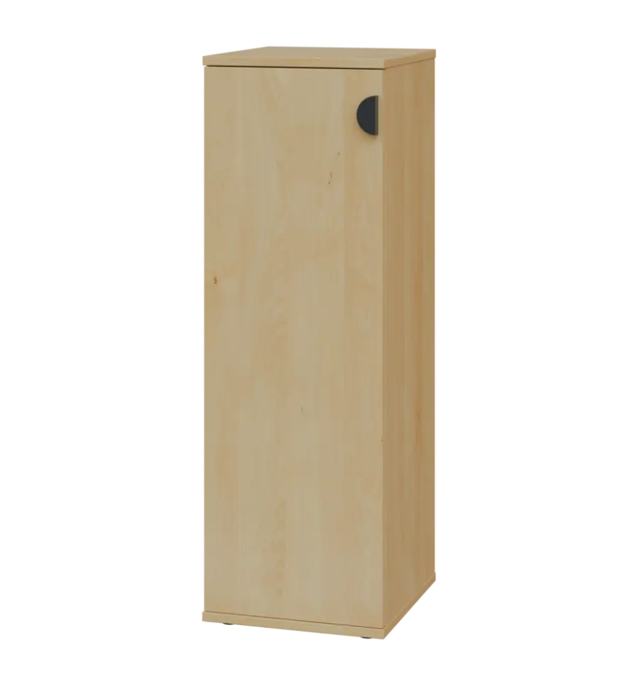 TN 3 - 3D kancelářská skříň, 1-dveřová, levá, 1107x360x400, javor horský